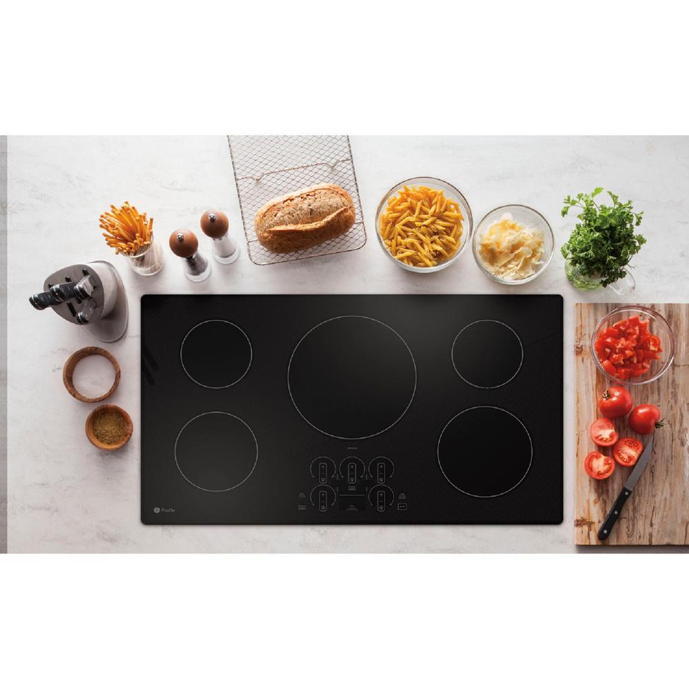 GE Appliances PHP7036DTBB GE Profile 36" Built-In Touch Control Induction Cooktop - Black on Black