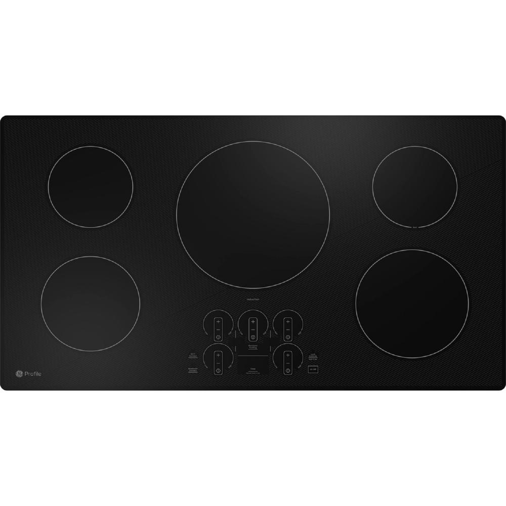 GE Appliances PHP7036DTBB GE Profile 36" Built-In Touch Control Induction Cooktop - Black on Black