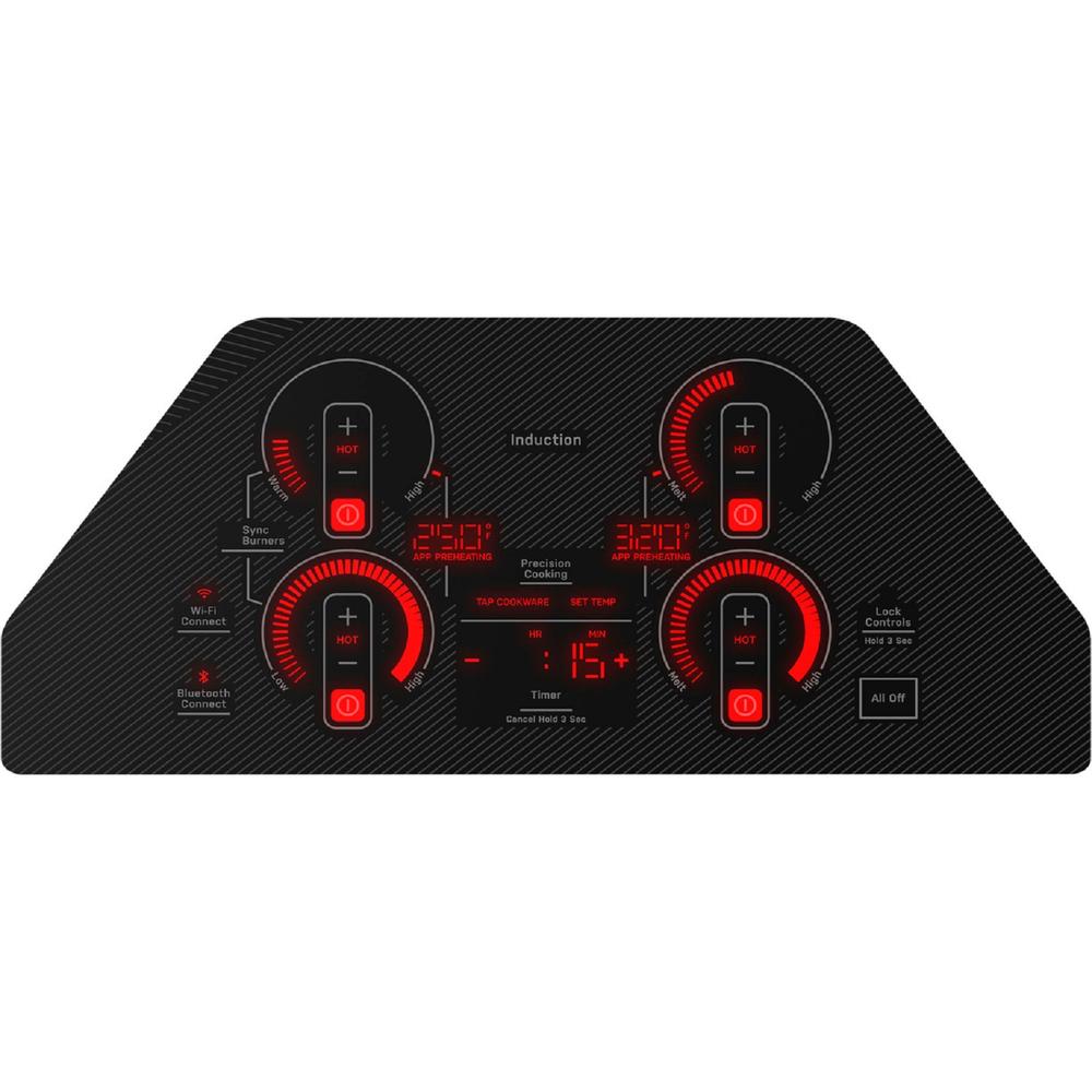 GE Profile 30 in. Smart Induction Touch Control Cooktop in Black