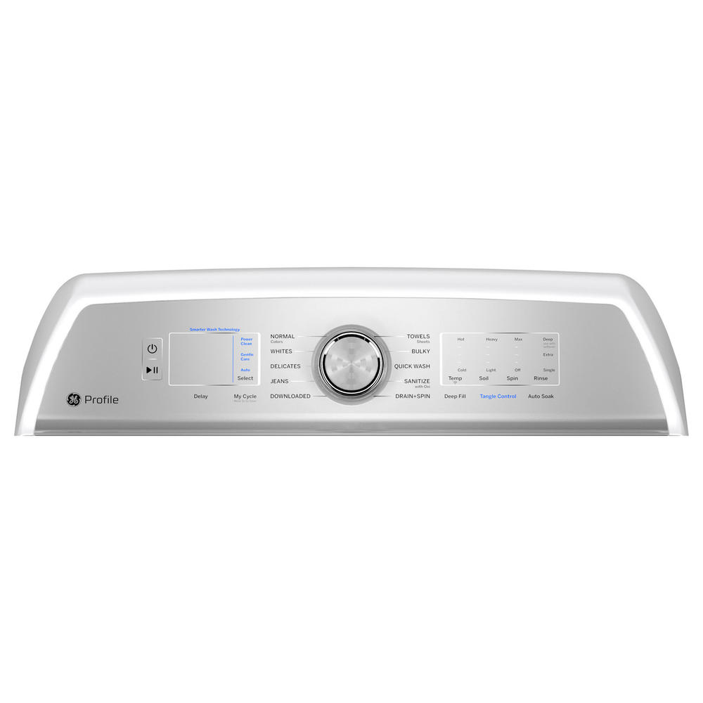 GE Appliances PTW605BSRWS 4.9 cu. ft. Capacity Washer with Smarter Wash