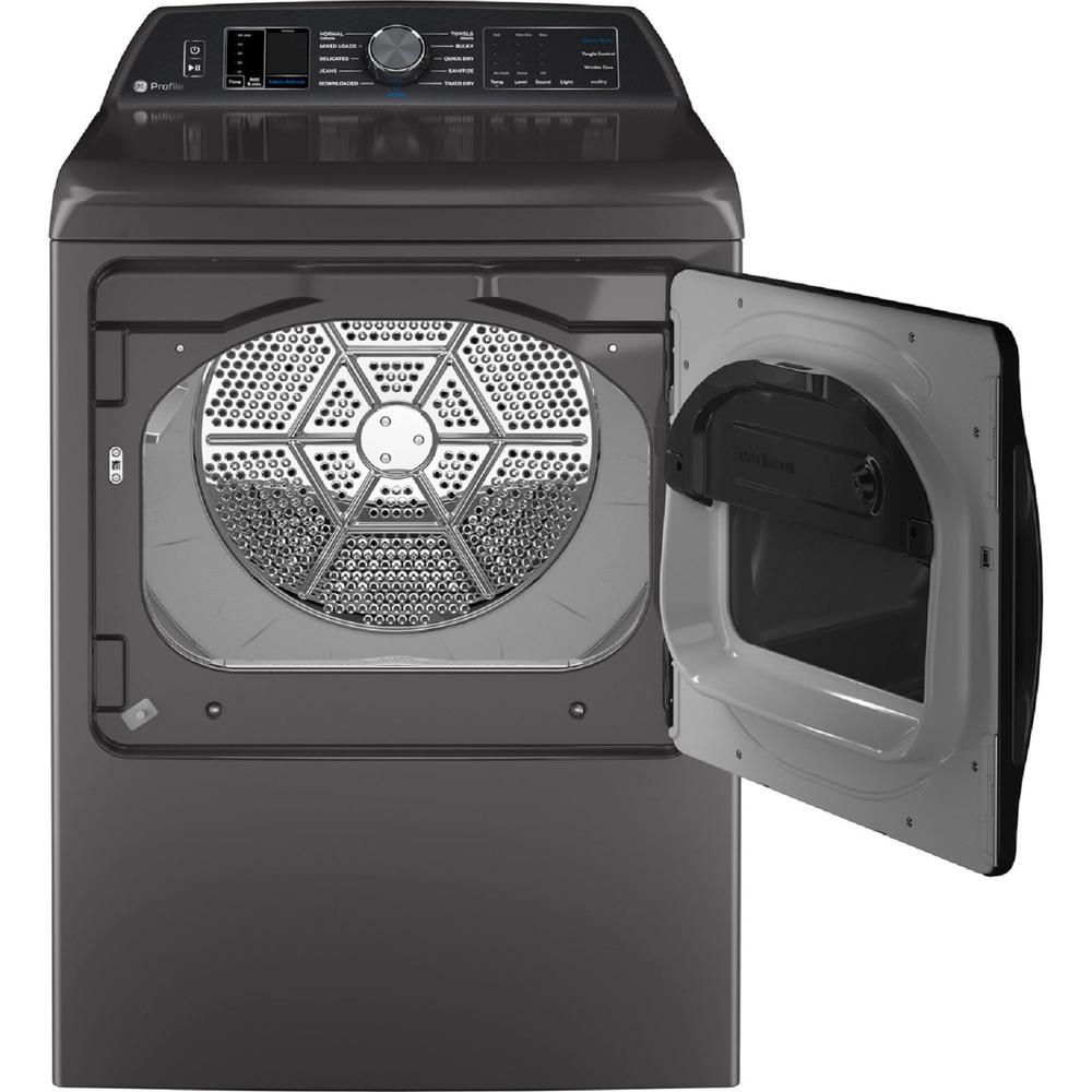 GE Appliances PTD90GBPTDG GE  GE Profile 7.3 cu. ft. Capacity Smart Gas Dryer with Fabric Refresh - Diamond Gray