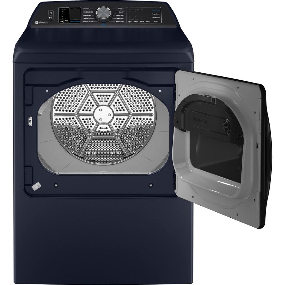 GE Appliances PTD90GBPTRS GE Profile 7.3 cu. ft. Capacity Smart Gas Dryer with Fabric Refresh - Sapphire Blue