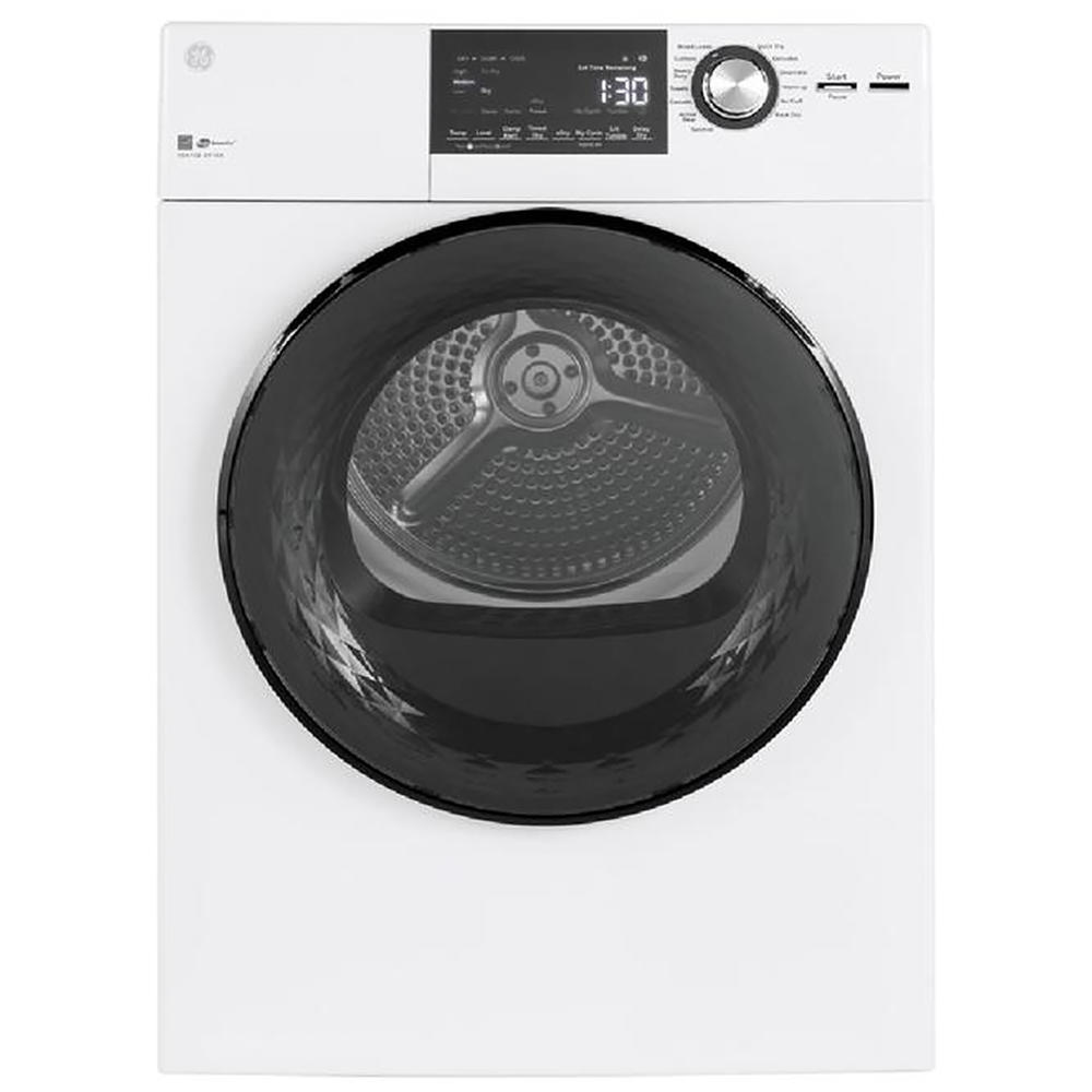 GE Appliances GFD14ESSNWW 24" 4.3cu.ft. Front Load Vented Electric Dryer - White