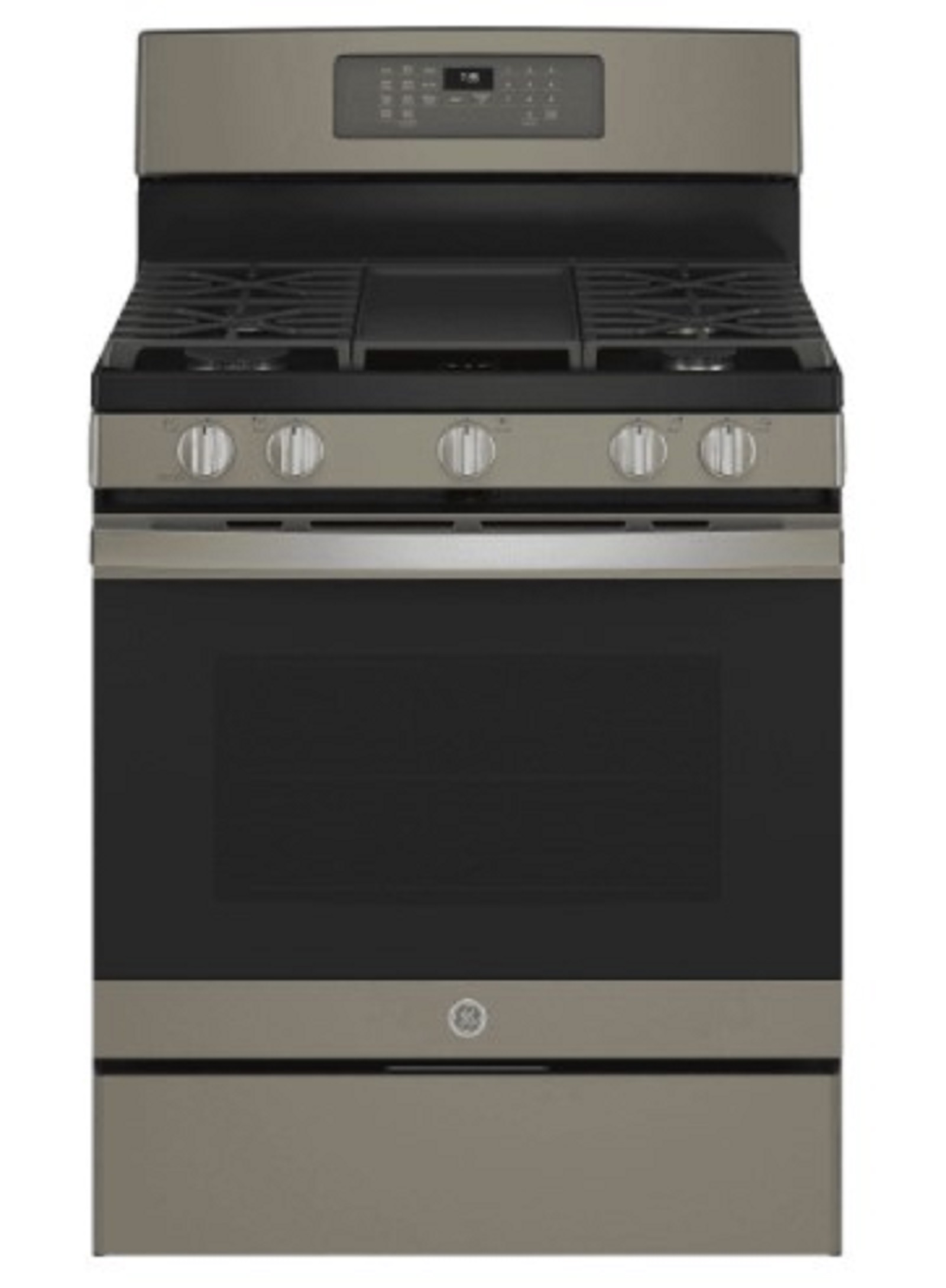 GE Appliances JGB735EPES 30" 5.0 cu.ft. Slate Gas Range with 5 Burners