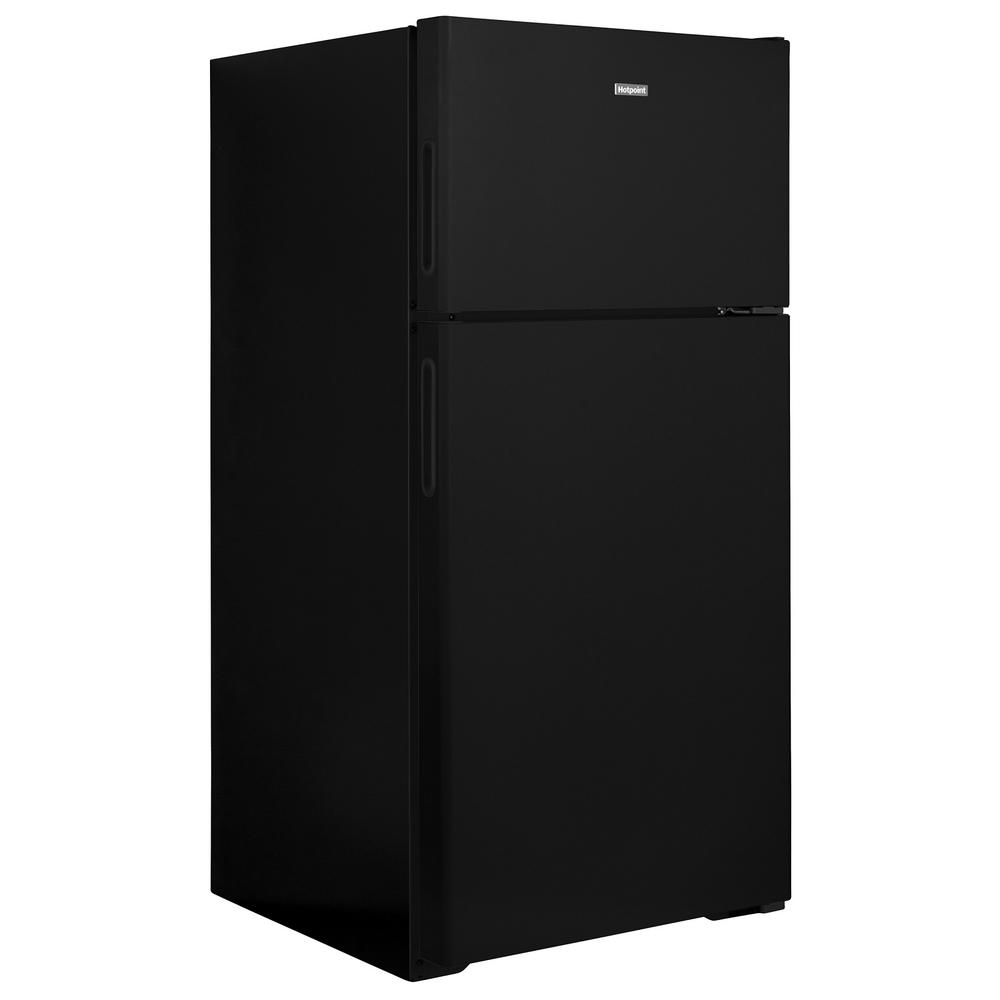 Hotpoint HPS16BTNRBB 15.6 Cu. Ft. TopFreezer Refrigerator Black