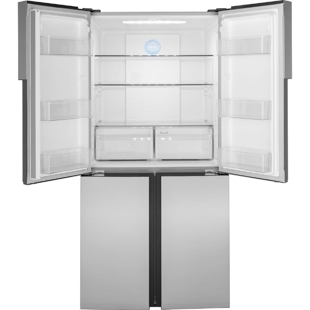 Haier QHE16HYPFS 16.8 Cu. Ft. Quad Door Refrigerator - Stainless Steel