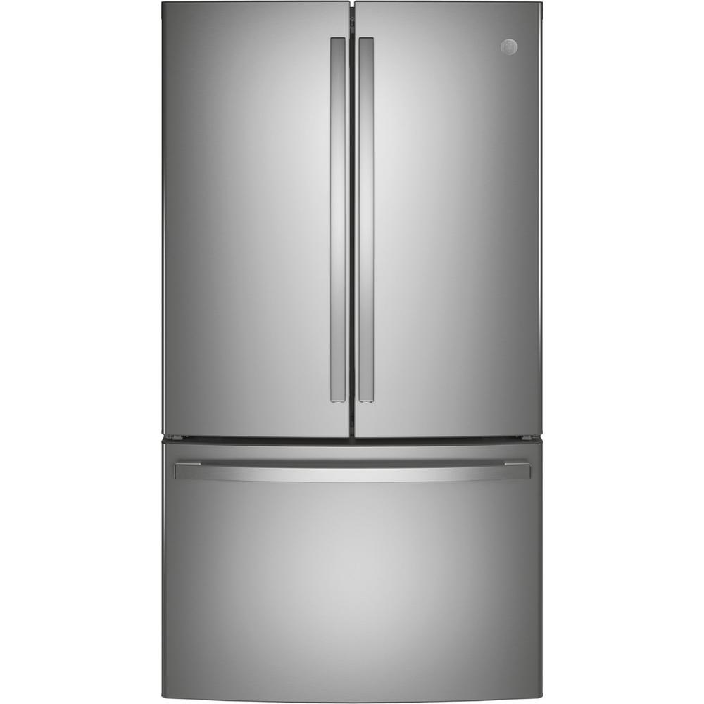GE Appliances GNE29GYNFS GE ENERGY STAR 28.7 Cu. Ft. Fingerprint Resistant French-Door Refrigerator - Fingerprint Resistant Stainless