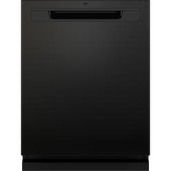 GE Appliances GDP670SGVBB ENERGY STAR&#174; Top Control with Stainless Steel Interior Dishwasher with Sanitize Cycle - Black