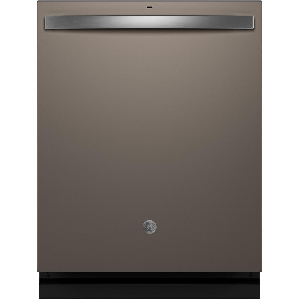 GE Appliances GDT650SMVES ENERGY STAR® Fingerprint Resistant Top Control with Stainless Steel Interior Dishwasher with Sanitize Cycle -  Slate