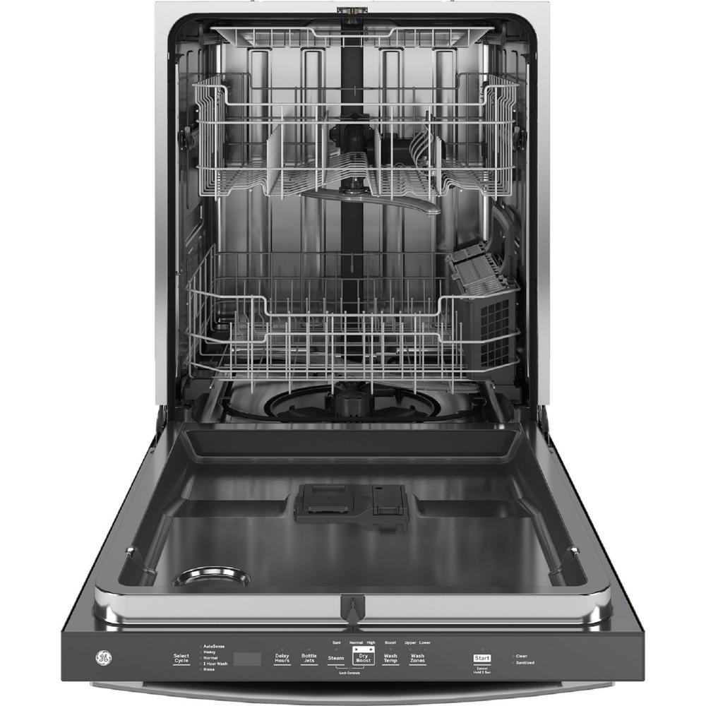 GE Appliances GDT650SYVFS ENERGY STAR&#174; Fingerprint Resistant Top Control with Stainless Steel Interior Dishwasher with Sanitize Cycle - Stainless Steel