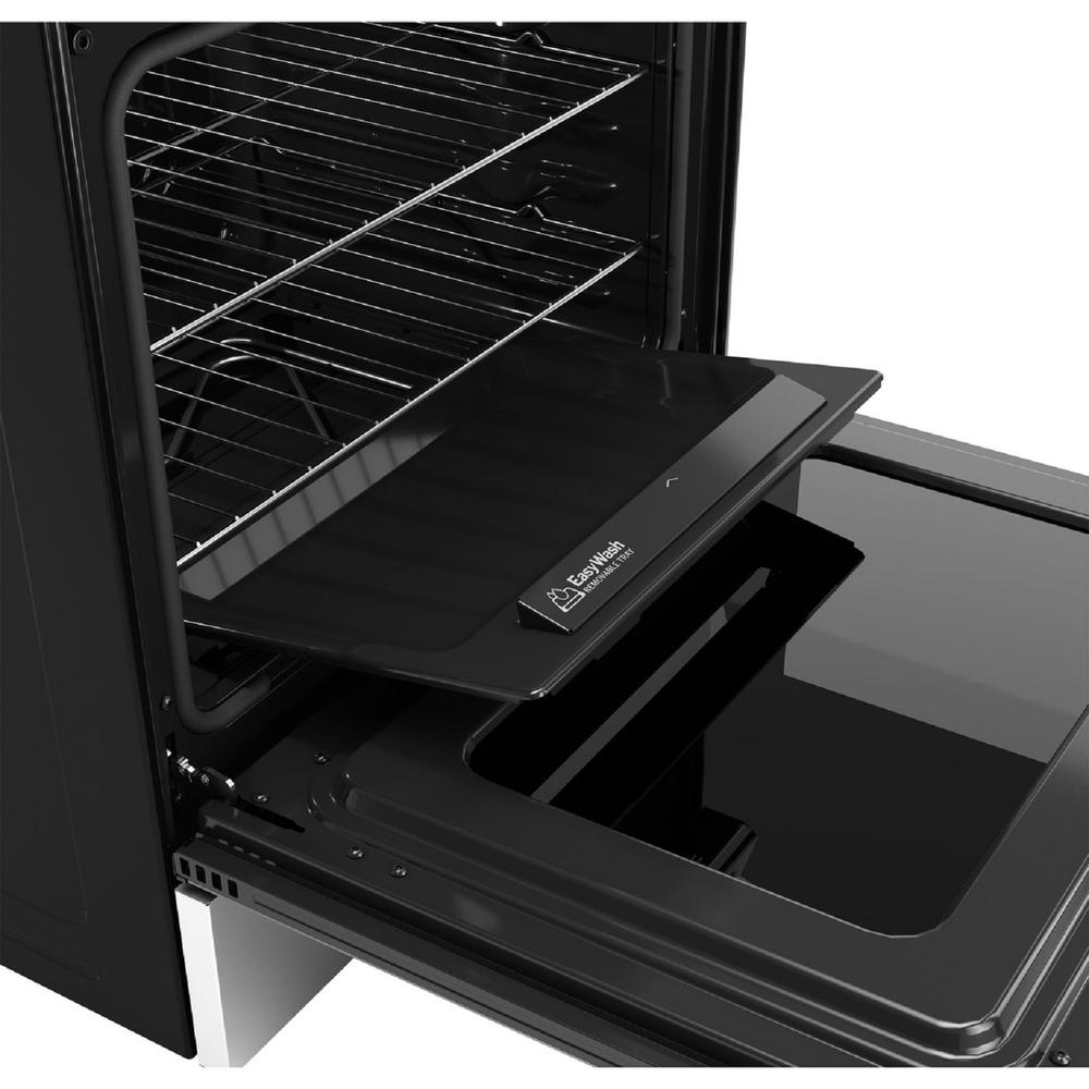GE Appliances GRS600AVFS 30" Slide-In Electric Convection Range with No Preheat Air Fry and EasyWash&#8482; Oven Tray - Stainless Steel