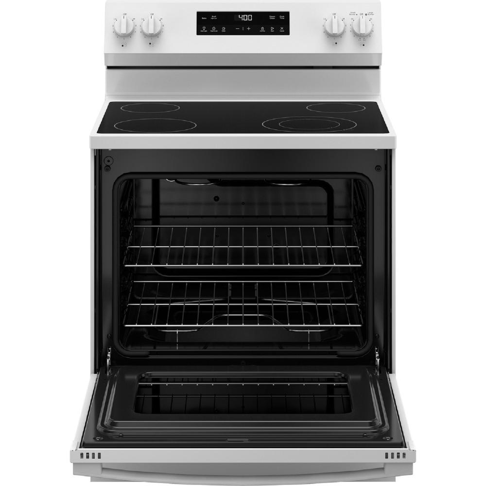 GE Appliances GRF400SVWW 30" FreeStanding Electric Range White