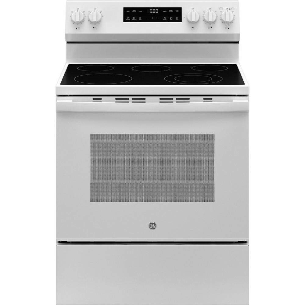 GE Appliances GRF500PVWW 30" Free-Standing Electric Range - White
