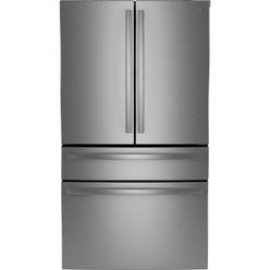 GE Appliances PGE29BYTFS ENERGY STAR&#174; 28.7 Cu. Ft. Smart Fingerprint Resistant 4-Door French-Door Refrigerator w/Dual-Dispense AutoFill Pitcher-Stainless