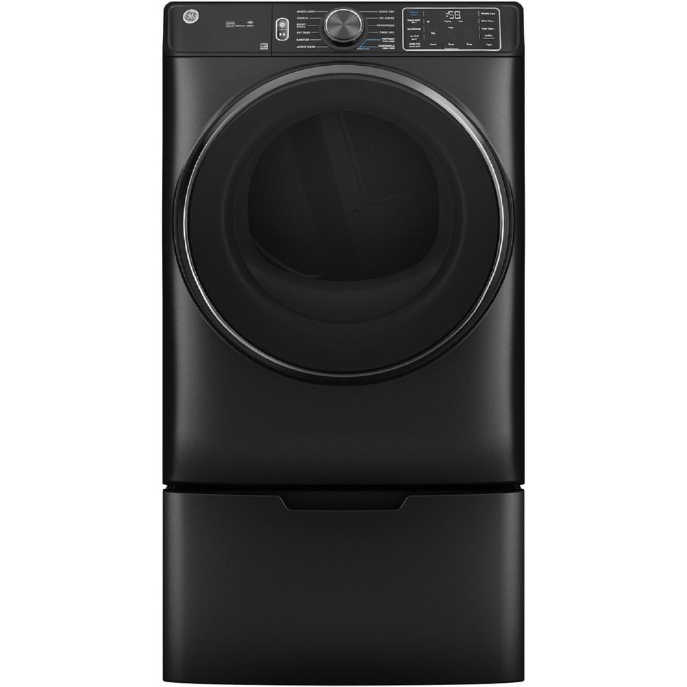 GE Appliances GFD65ESPVDS ENERGY STAR&#174; 7.8 cu. ft. Capacity Smart Front Load Electric Dryer with Steam and Sanitize Cycle - Carbon Graphite