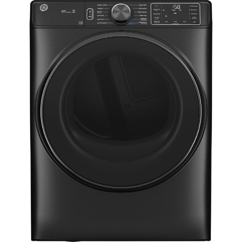 GE Appliances GFD65ESPVDS ENERGY STAR® 7.8 cu. ft. Capacity Smart Front Load Electric Dryer with Steam and Sanitize Cycle - Carbon Graphite