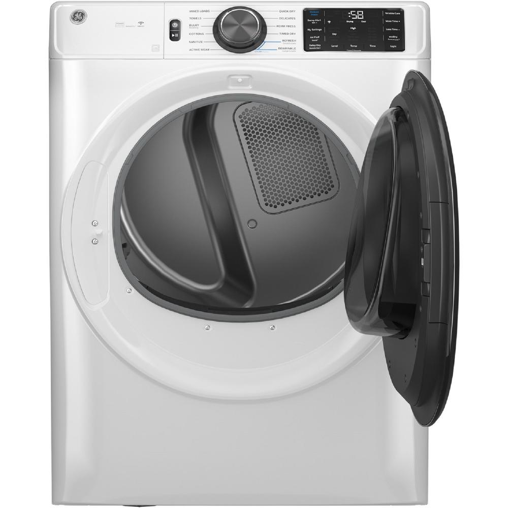 GE Appliances GFD65ESSVWW ENERGY STAR&#174; 7.8 cu. ft. Capacity Smart Front Load Electric Dryer with Steam and Sanitize Cycle - White