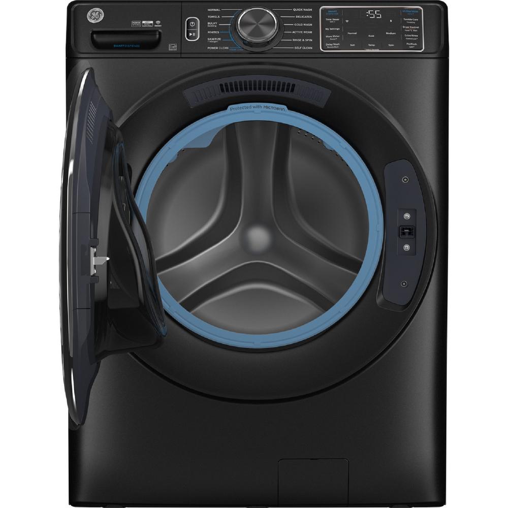 GE Appliances GFW655SPVDS 5.0 cu. ft. Capacity Smart Front Load Steam Washer with SmartDispense UltraFresh Vent System with OdorBlock - Carbon Graphite
