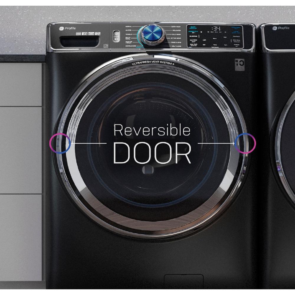 GE Appliances PFW870SPVRS Profile&#8482; 5.3 cu. ft. Capacity Smart Front Load ENERGY STAR&#174; Washer with UltraFresh&#8482; Vent System+ with OdorBlock&#8482; - Sapphire Blue