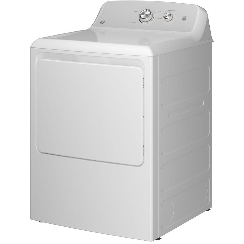GE Appliances GTD38EASWWS 7.2 cu. ft. Capacity Electric Dryer with Up