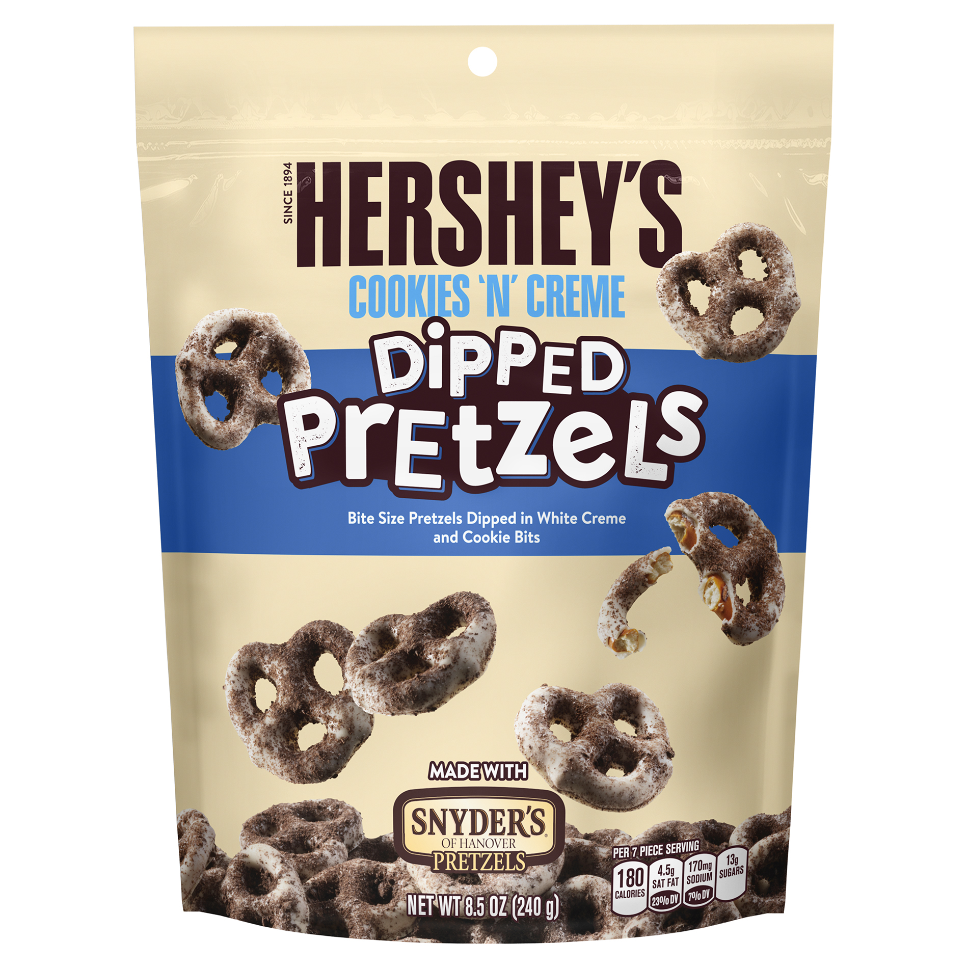 Hershey's  Cookies n Cr&#232;me Dipped Pretzels