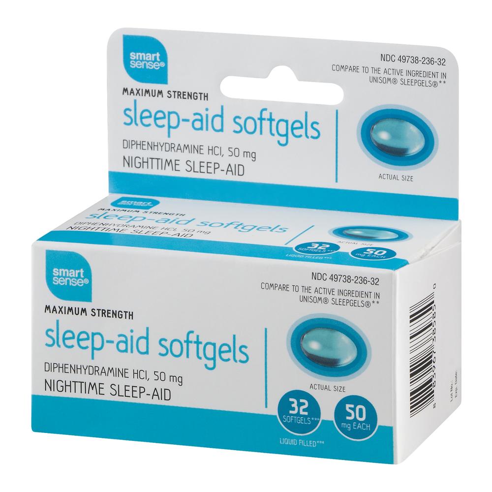 Maximum Strength Sleep-Aid Softgels - 32 CT
