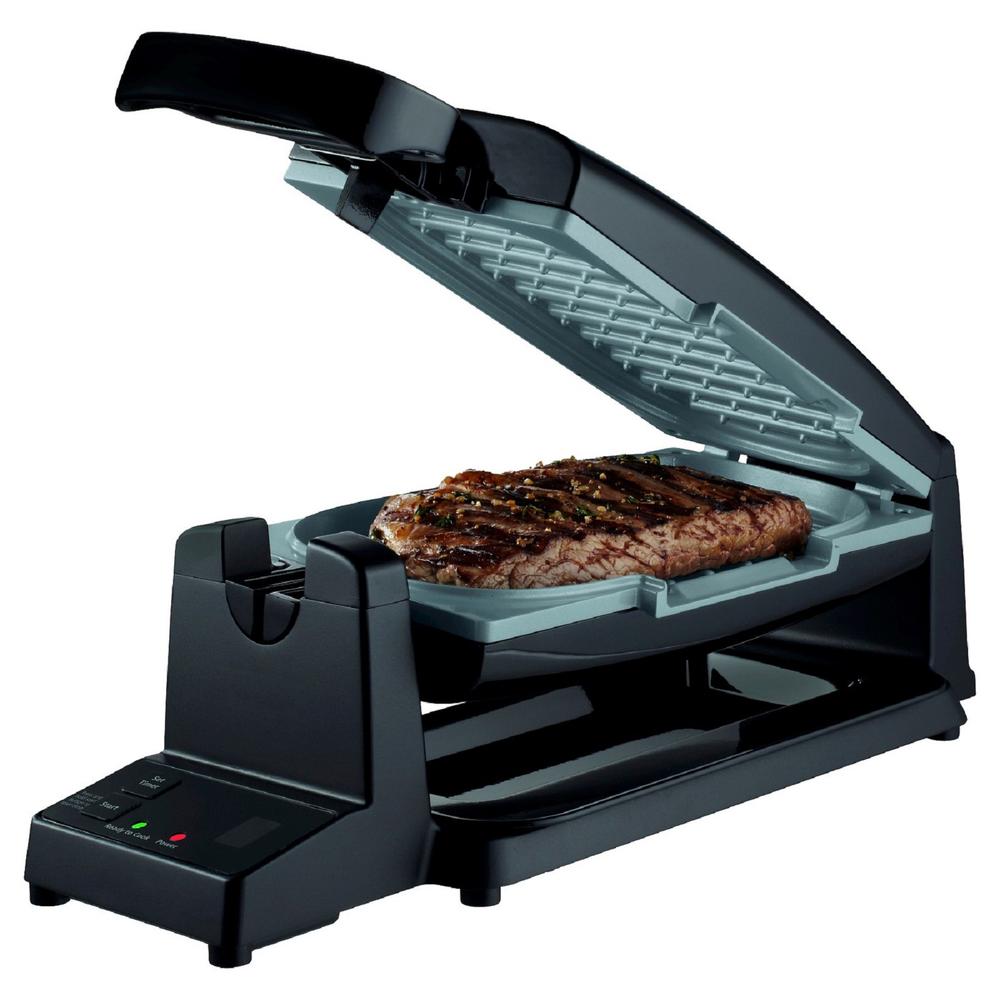 Oster CKSTCG20K-TECO 7-Minute Grill with Titanium Infused DuraCeramic&#8482; Coating