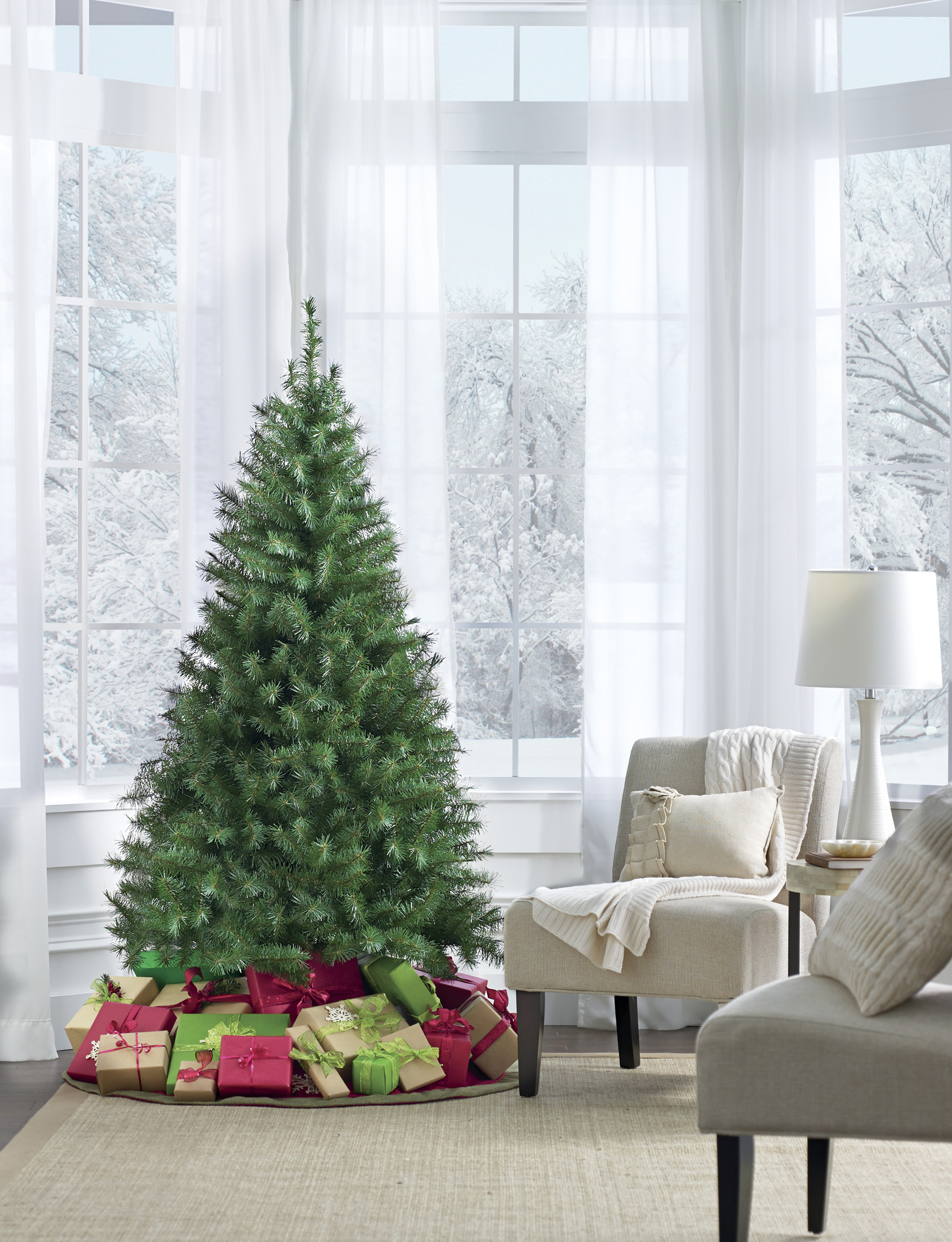 Trim A Home 6 Unlit Spruce Christmas Tree Leaves Room for Your