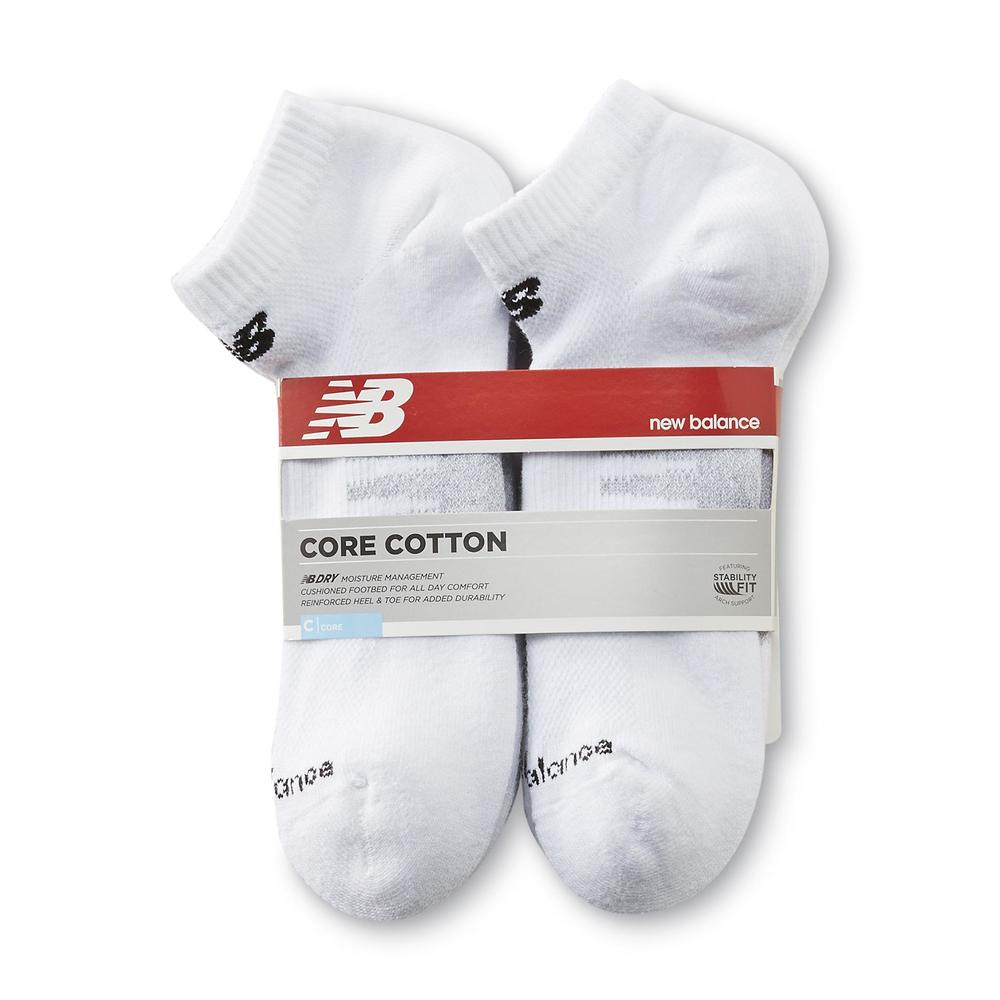 New Balance Men's 6-Pairs Low-Cut Core Cotton Socks