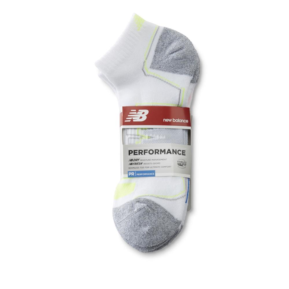 New Balance Men's 3-Pairs Performance Ankle Socks