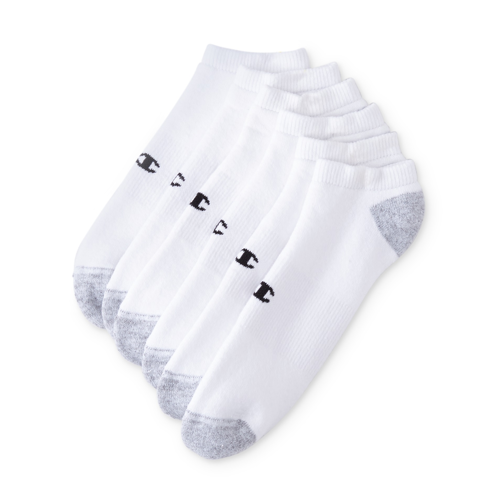 Champion Men's 6Pairs NoShow Athletic Socks