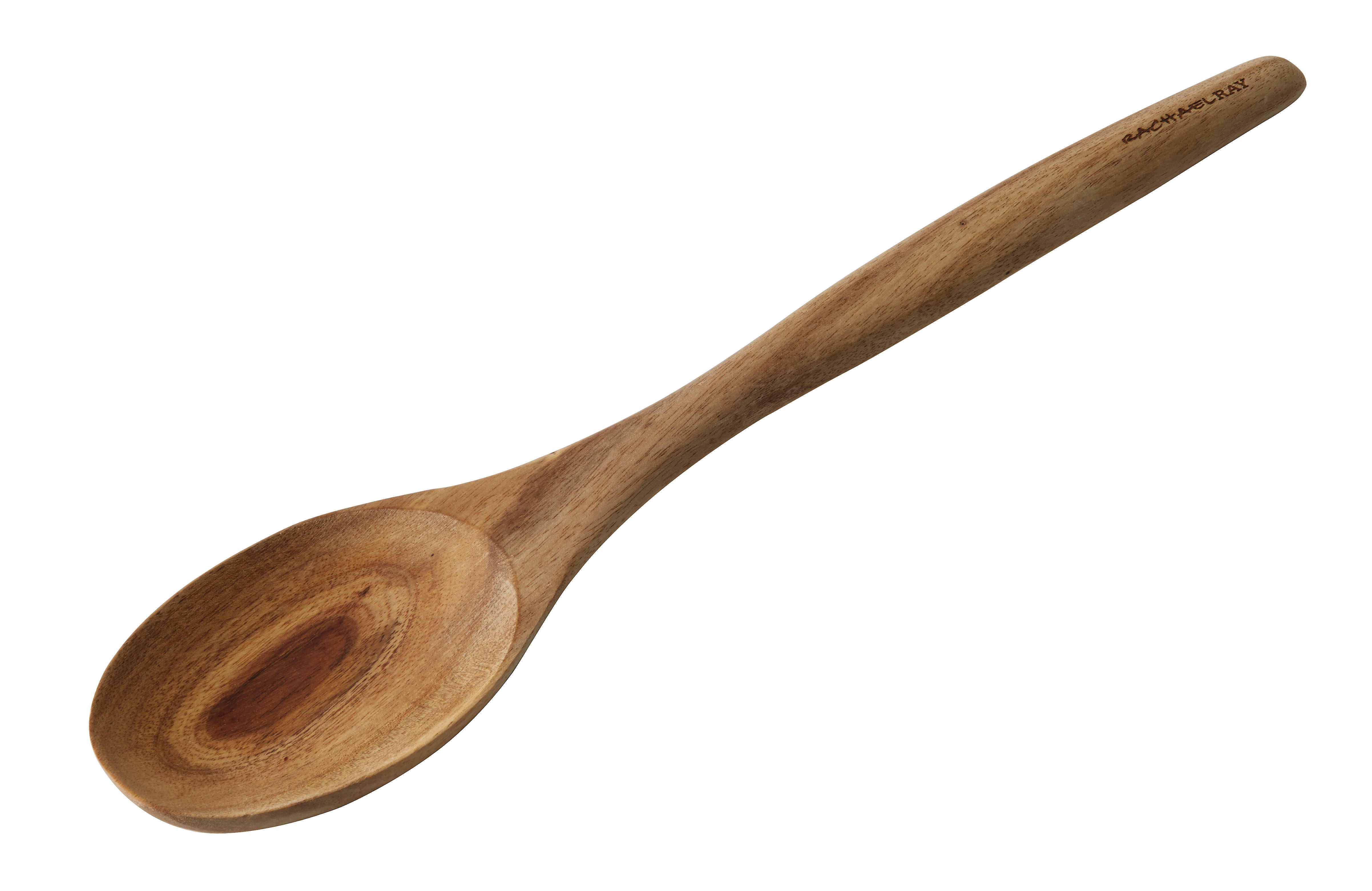 Rachael Ray Cucina Tools 12-1/2-Inch Wooden Solid Spoon