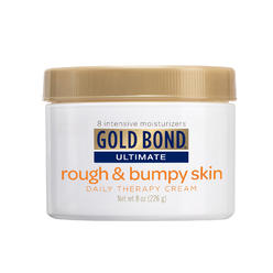 Gold Bond Rough & Bumpy Skin Cream 8 oz., Daily Therapy Cream With 8 Intensive Moisturizes