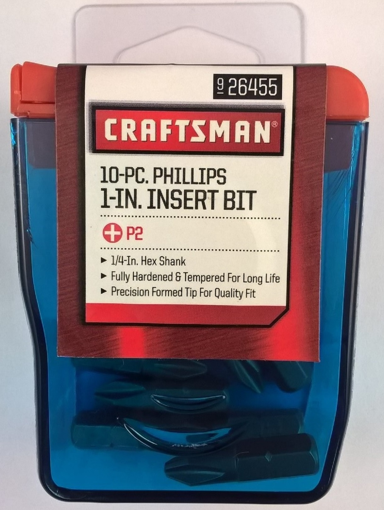 Craftsman  10 pc. Phillips 1" Insert Bit
