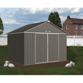 Arrow EZ10872HVCCCR 10' x 8' EZEE Shed Galvanized Steel ...