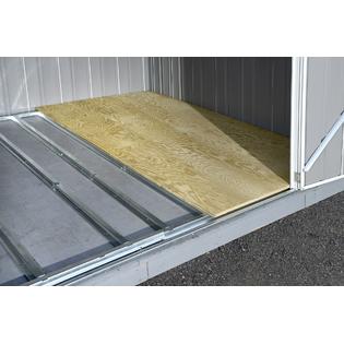 arrow 6-ft x 5-ft metal storage shed floor kit at lowes.com