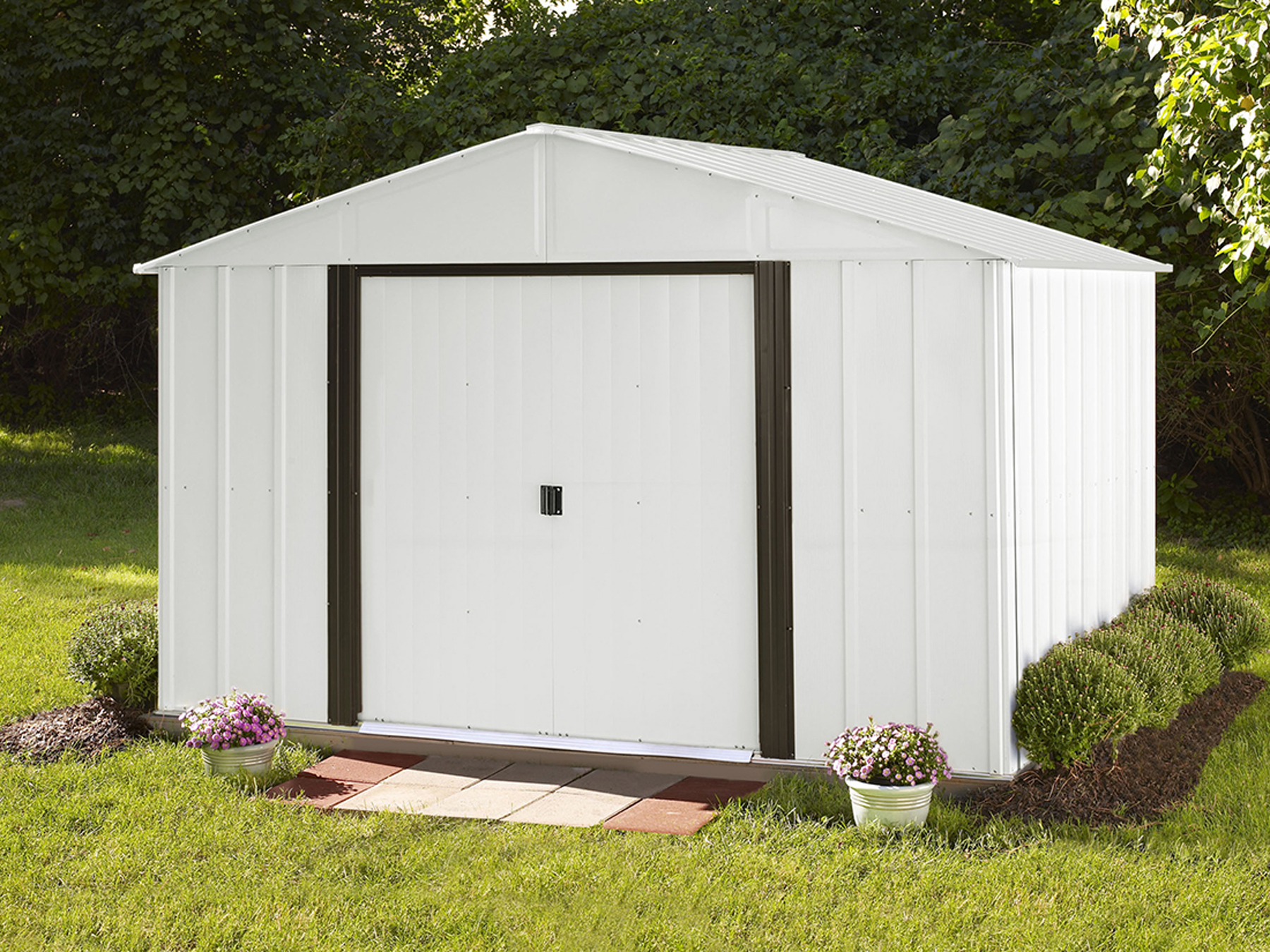 Arrow AR108-A 8’ x 10’ Arlington Steel Storage Shed