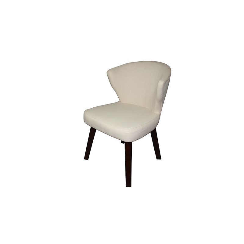 Ore International 31"h concave cream accent chair