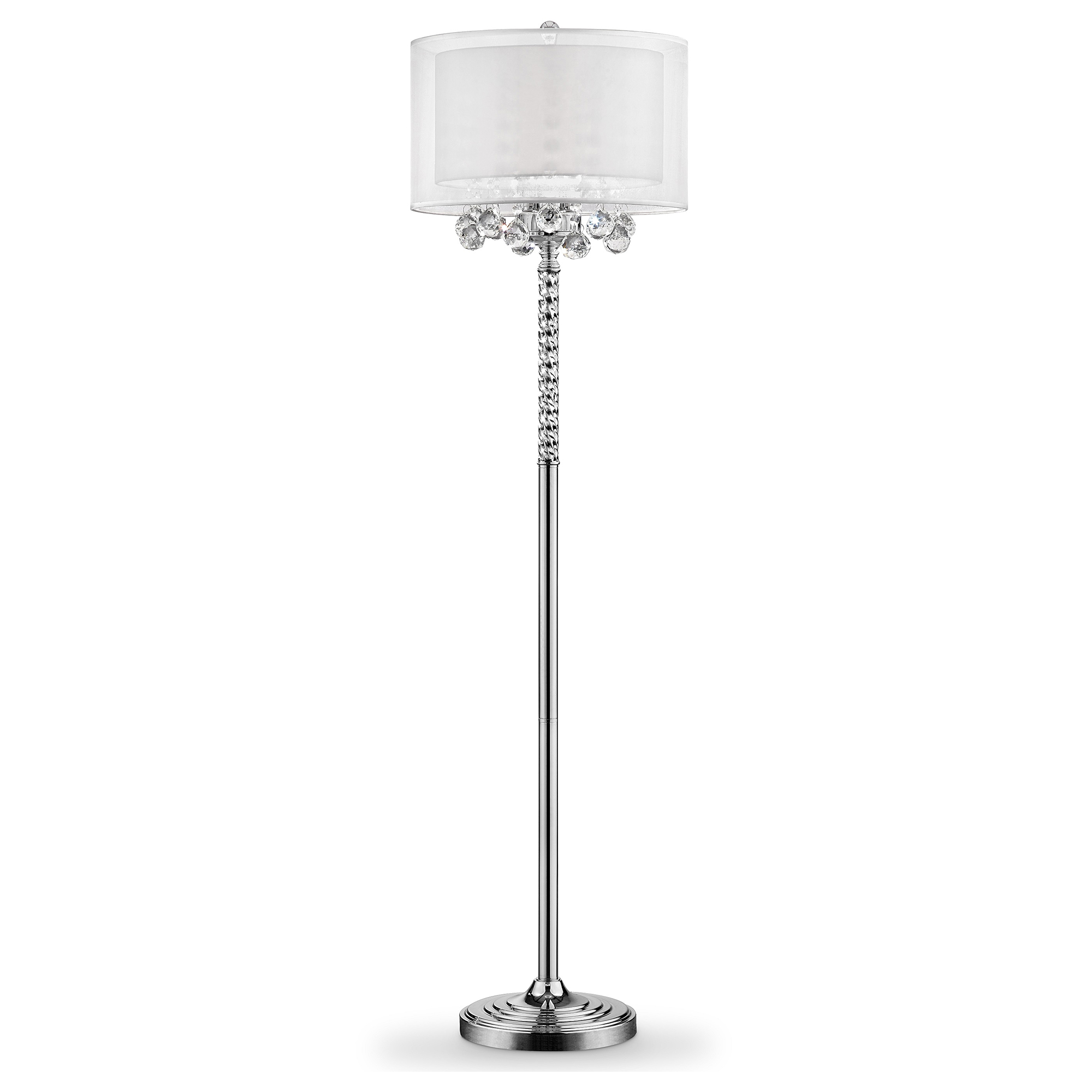 Ore International 62.5" MOISELLE CRYSTAL FLOOR LAMP