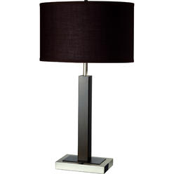 Ore International 8321ES-1 Metal Table Lamp With Convenient Outlet