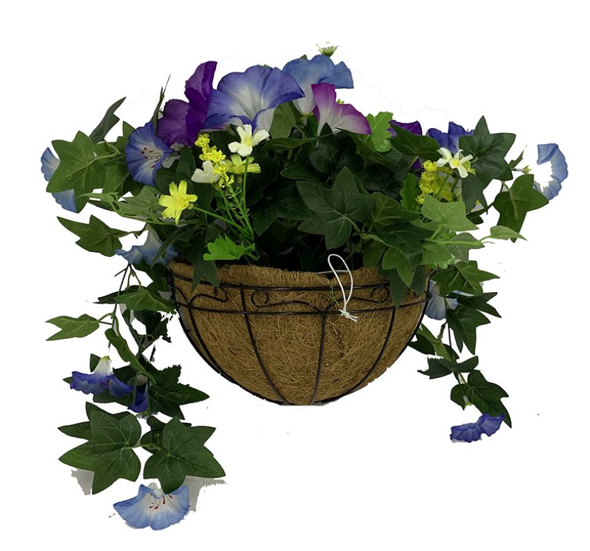 Simply Spring Petunia Basket Hanging Assortment
