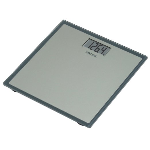 Digital Lightweight Bathroom Scale Black - Taylor