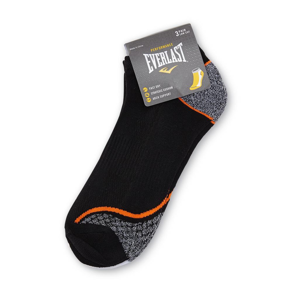 Everlast&reg; Men's 3-Pairs Performance Low-Cut Socks