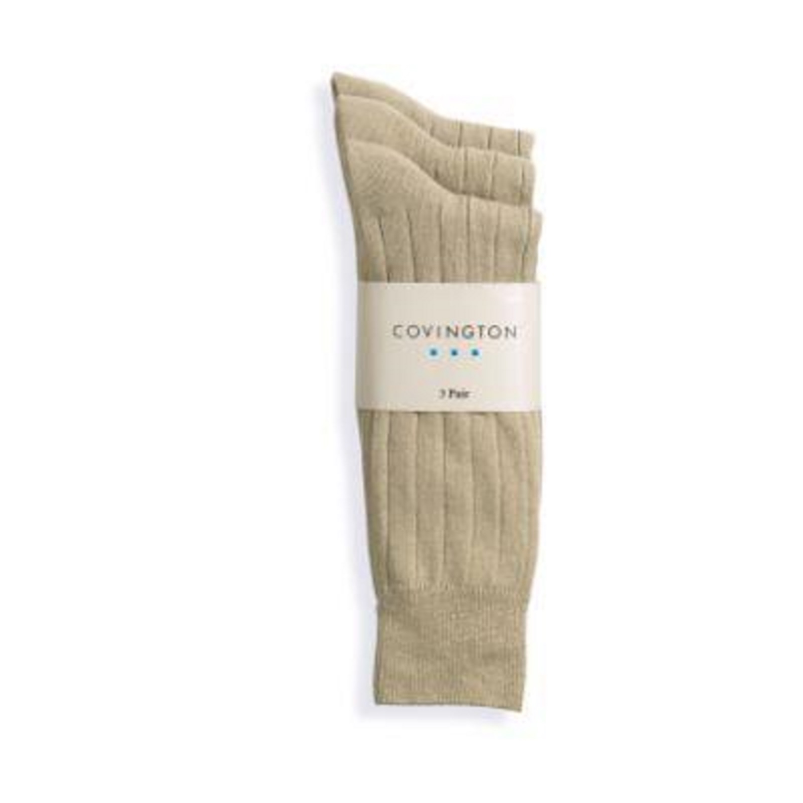 Covington Pima Cotton Rib Socks - 3 Pair Pack