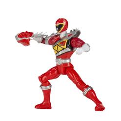 power rangers dino super charge - 5" dino steel red ranger action figure