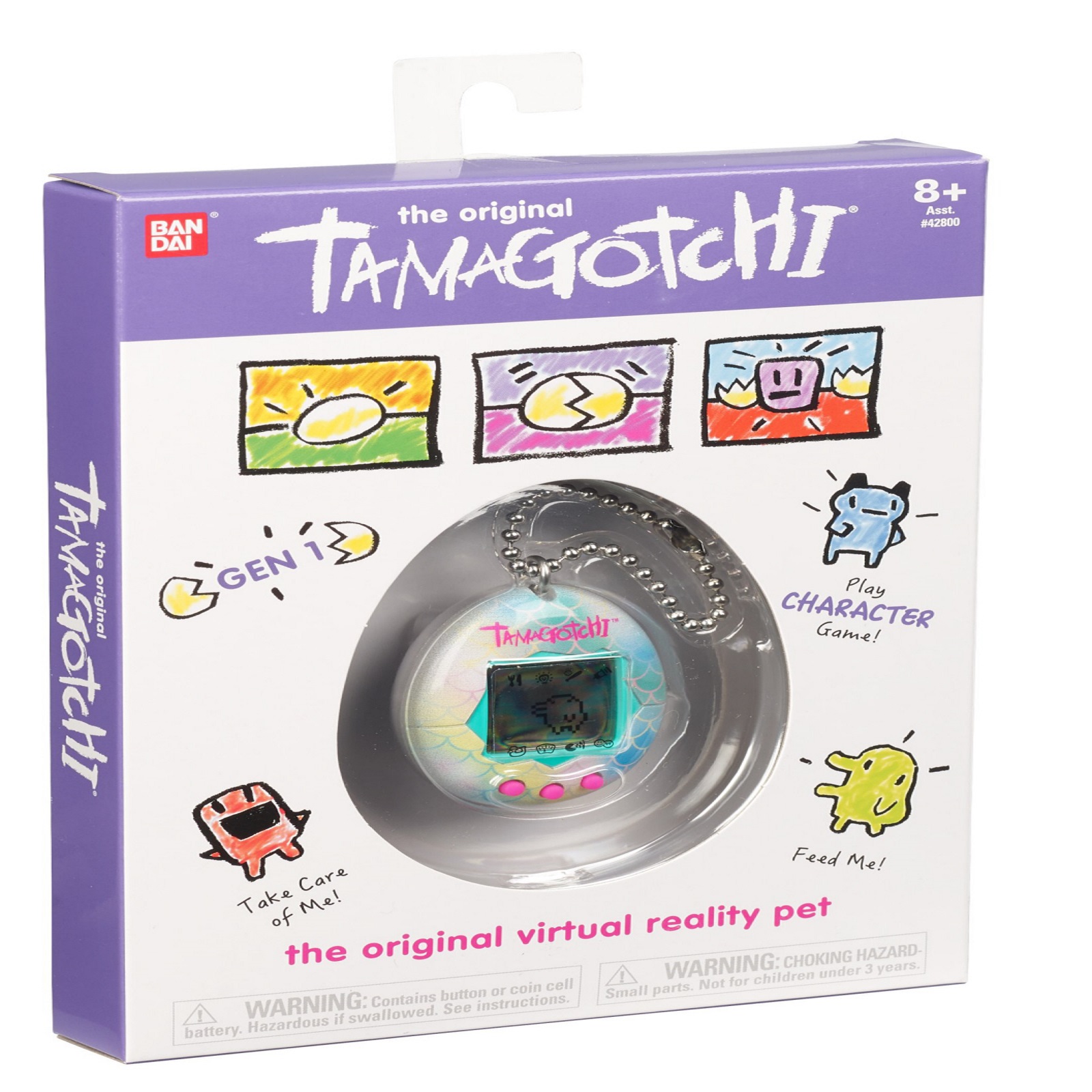Tamagotchi Sirène (Mermaid) – Génération 1 – Bandai 2018 – Neuf Sous Blister