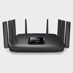 Linksys EA9500 Tri-Band Wi-Fi Router for Home (Max-Stream AC5400 MU-Mimo Fast Wireless Router), Black