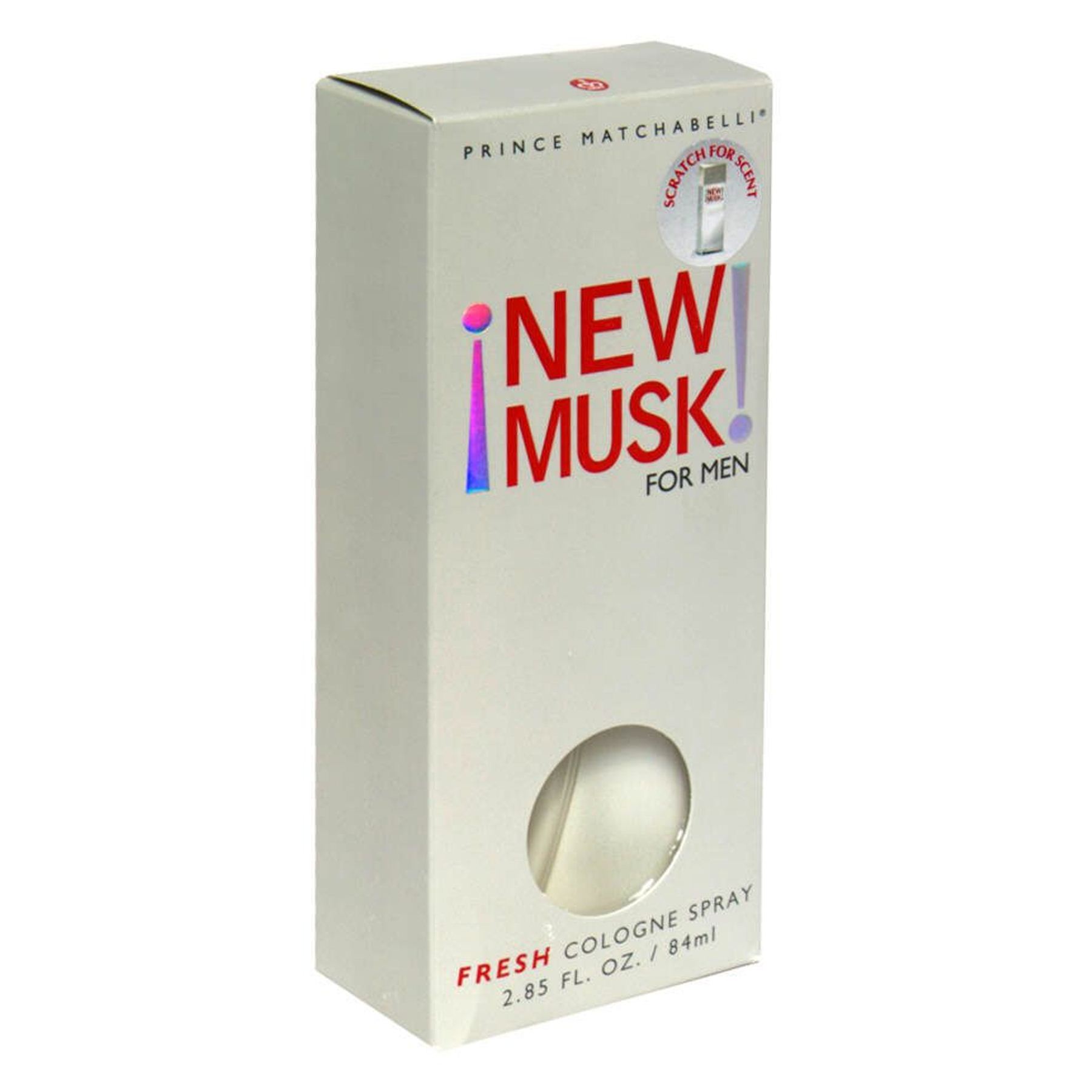 New Musk Fresh Cologne Spray for Men, 2.85 fl oz