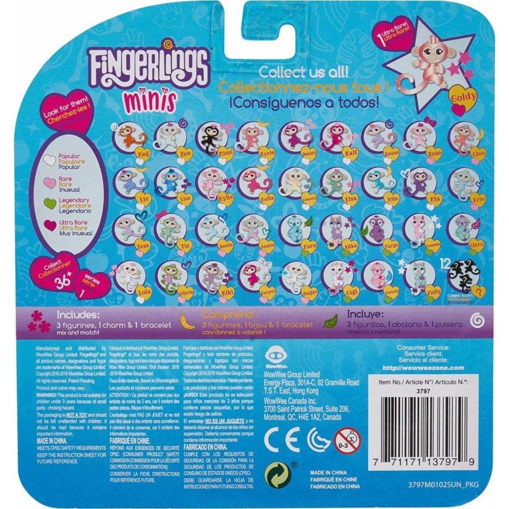 WowWee Fingerlings Mini - 3 Pack