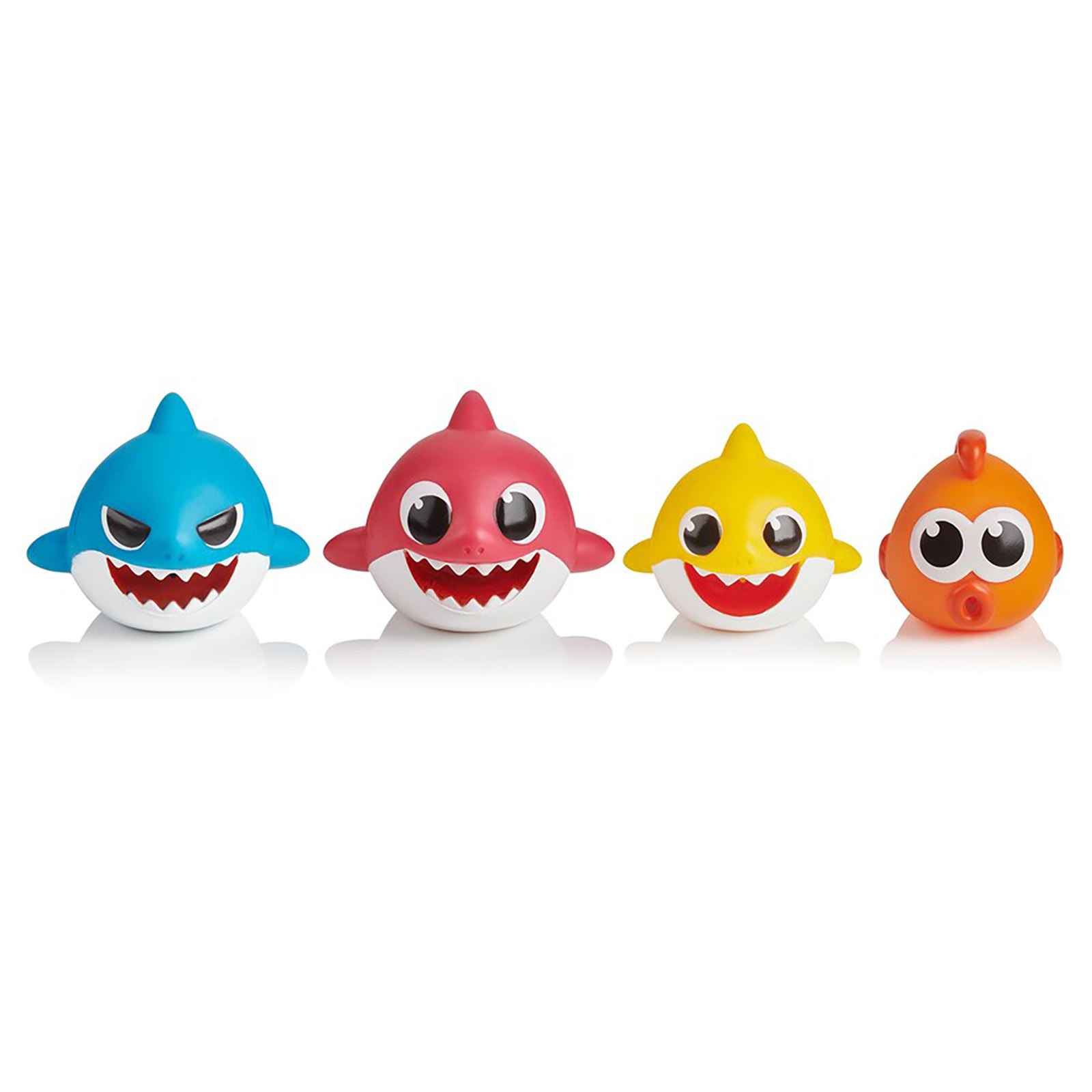 WowWee Pinkfong Baby Shark Bath Squirt Toy 4 Pack